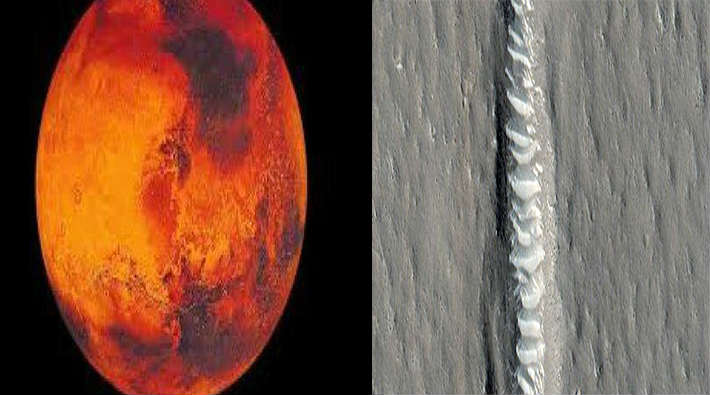 NASA, Mars'ın kış görüntülerini paylaştı
