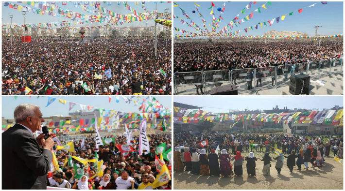 Newroz birçok ilde coşkuyla kutlandı