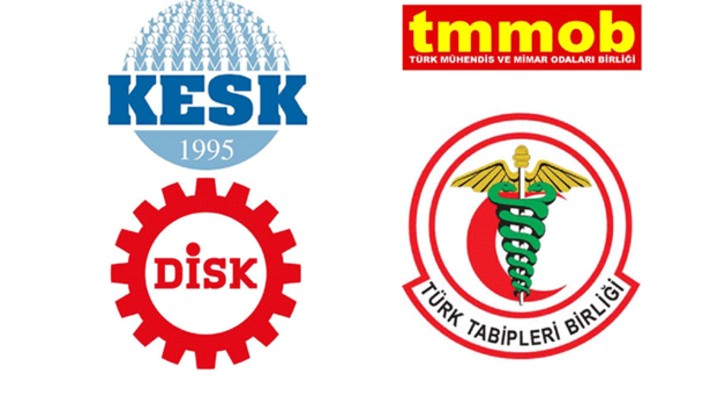 DİSK, KESK, TMMOB ve TTB’nin 7 acil önlem metni imzaya açıldı