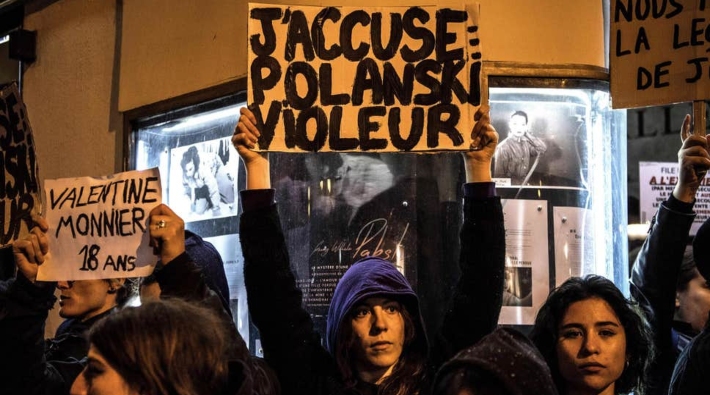 Paris'te Polanski protestosu: Film gösterimi iptal edildi