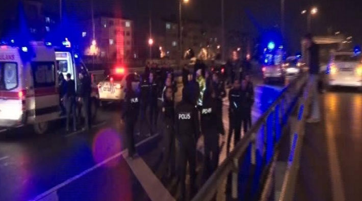 Polis, Avrasya Tüneli'nde ateş açtı