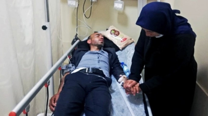 Polisin gözaltına almaya çalışırken darp ettiği Ferit Şenyaşar hastaneye kaldırıldı