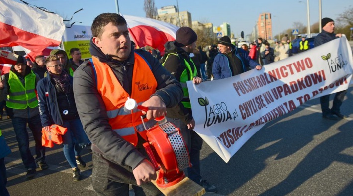 Polonya'da AB politikalarına karşı Sarı Yelekliler eylemi