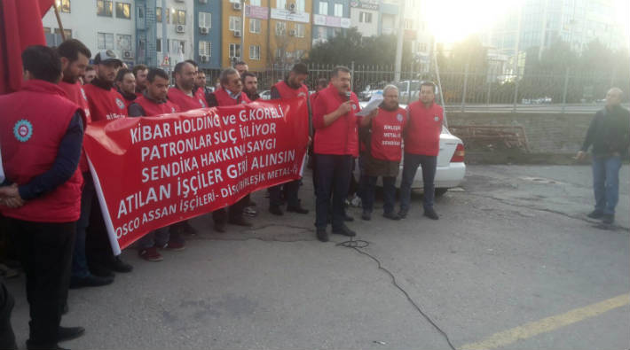 Posco işçileri AKP önünde: Bu durum kabul edilemez