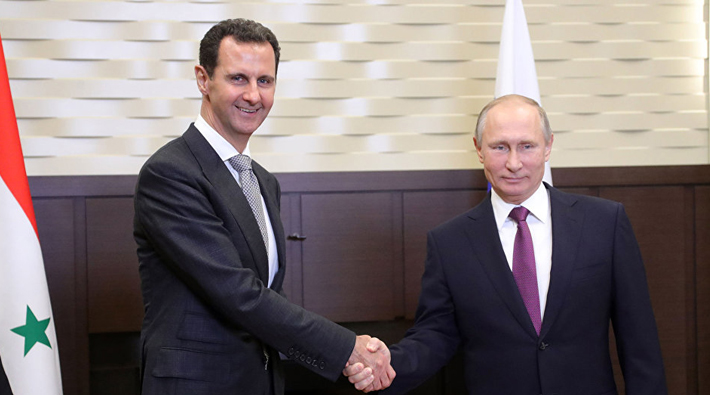 Esad Rusya'da: Putin ile görüştü