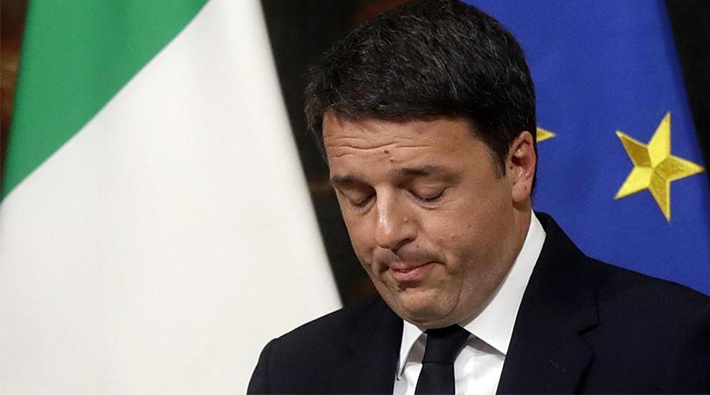 İtalya’da Renzi, Demokrat Parti genel başkanlığından istifa etti