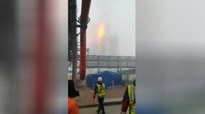 Gazprom'un gaz işleme tesisinde patlama
