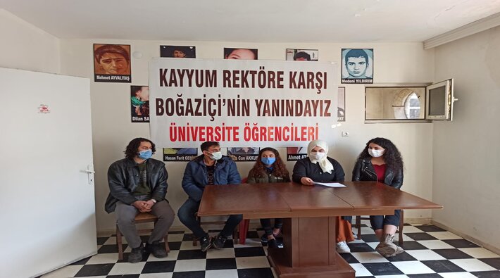 Antep’teki üniversite öğrencilerinden Boğaziçi’ne destek