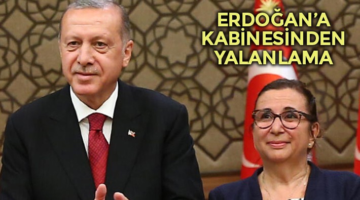 'Kapanan iş yeri yok' diyen Erdoğan'a, Ticaret Bakanı Ruhsar Pekcan'dan yalanlama!
