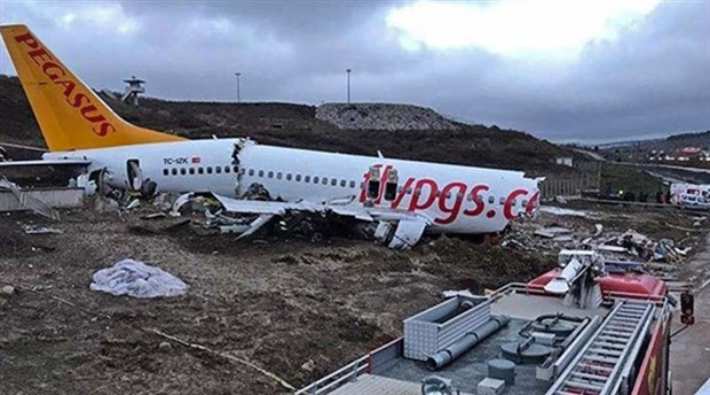 Sabiha Gökçen Havalimanı'ndaki Pegasus kazasının bilirkişi raporu tamamlandı