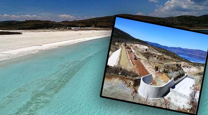 Salda Gölü'ne beton yığını: Mahkeme kararı gecikti, inşaat tamamlandı