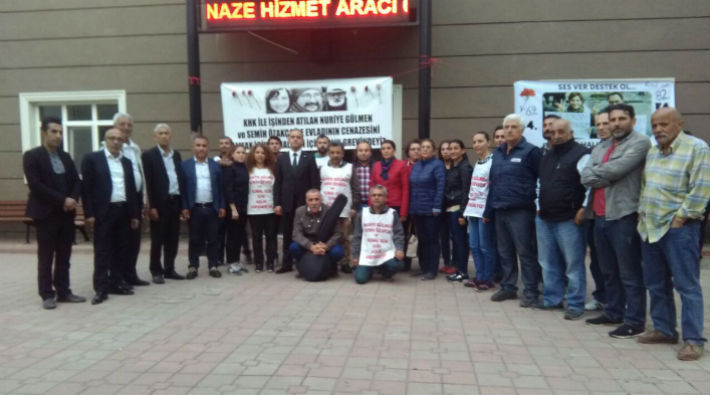 Sarıgazi Cemevi'nde açlık grevindeki yurttaşlarla dayanışma amacıyla 1 günlük açlık grevi
