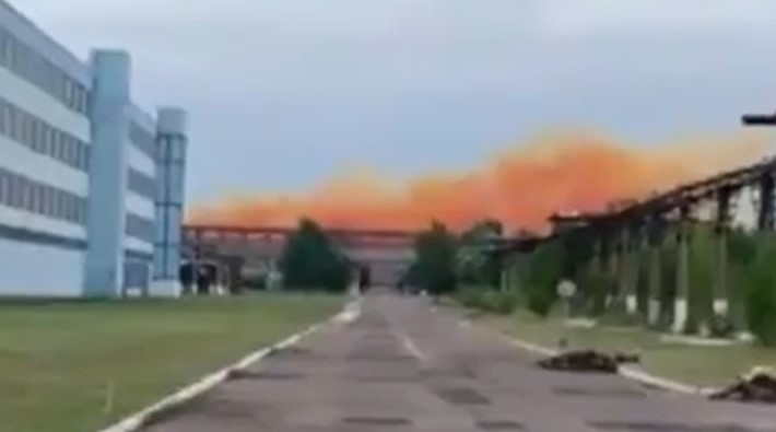 Ukrayna’da azot fabrikasında patlama