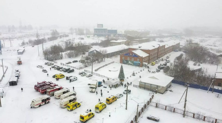 Rusya'da madende yangın: 11 ölü var, 46 kişi hâlâ içerde