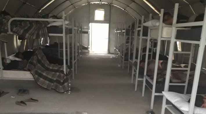 Sığınmacıların tutulduğu kampta tüberküloz tehlikesi