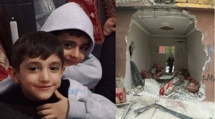 Silopi’de polisler zırhlı araçla eve daldı: Odada uyuyan 2 çocuk hayatını kaybetti