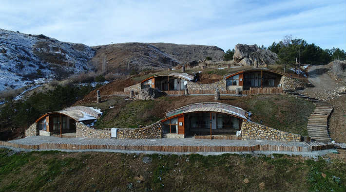 Sivas'taki 'Hobbit evleri' tatil köyüne dönüştürülüyor