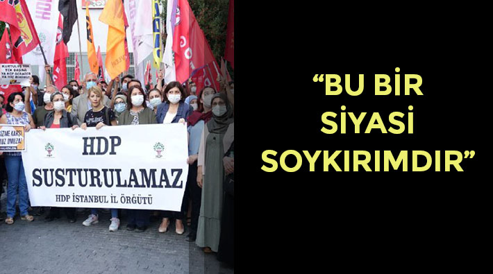 Toplumsal muhalefetin temsilcilerine yönelik operasyon İstanbul'da protesto edildi