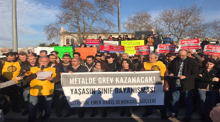 İstanbul Emek Barış ve Demokrasi Güçleri: Sokaklarda, meydanlarda metal işçilerinin yanında olacağız!