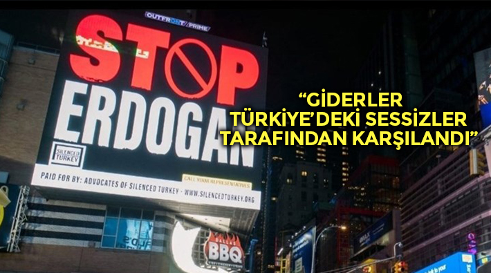 New York'taki 'Stop Erdoğan' ilanları hakkında soruşturma başlatıldı