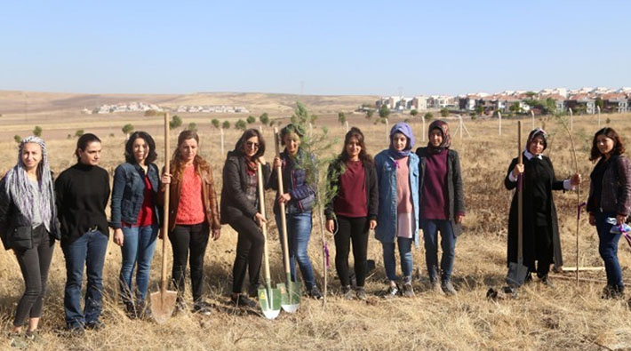 Diyarbakır Sur’da, öldürülen kadınlar anısına Kadın Yaşam Ormanı kuruldu