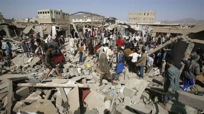 Suudi savaş uçakları Yemen'de yine sivilleri bombaladı
