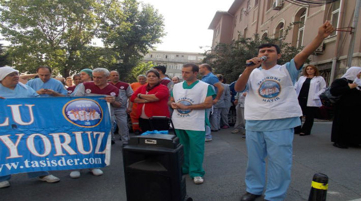 İşten atılan Tasişder Başkanı Cemal Bilgin dayanışma eylemine çağırdı