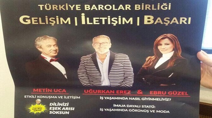 Türkiye Barolar Birliği'nin skandal etkinliğinde protesto