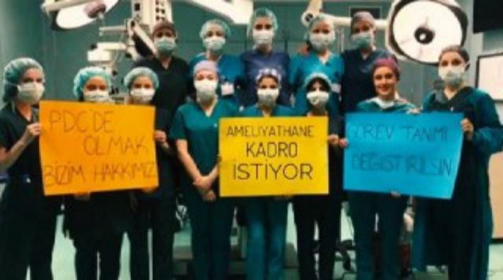 Ameliyathane teknikerleri atama bekliyor