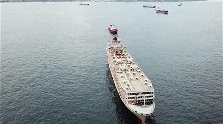 Tepki sonrası: Şarbonlu gemi Türkiye'den ayrıldı