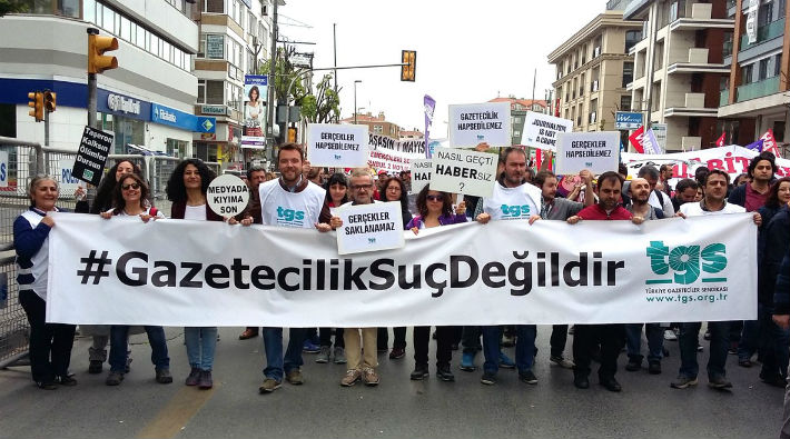 TGS'den 3 Mayıs açıklaması: Tüm vatandaşları gazetecilerle dayanışmaya çağırıyoruz