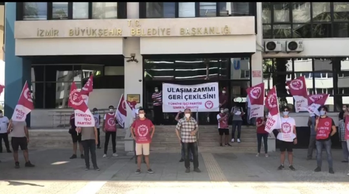 TİP İzmir İl Örgütü'nden ulaşım zammı açıklaması: Zamları geri çekmeye çağırıyoruz!