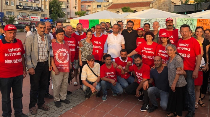 TİP Milletvekili Barış Atay'dan Aliağa'daki işçilere dayanışma ziyareti
