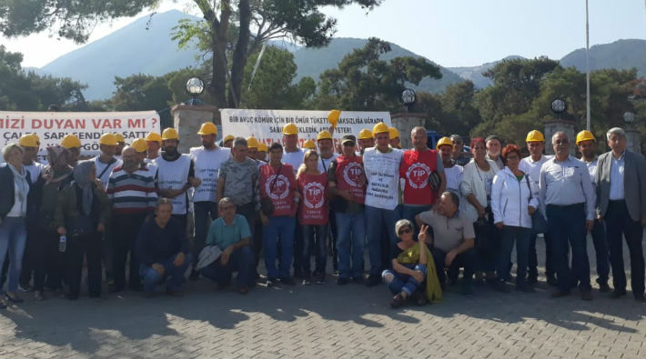 TİP İzmir İl Örgütü'nden, yürüyüşleri engellenen Somalı madencilere dayanışma ziyareti