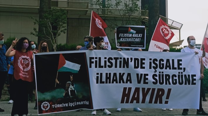 TİP’ten İzmir’de eylem: İşgalciler her zaman kaybeder