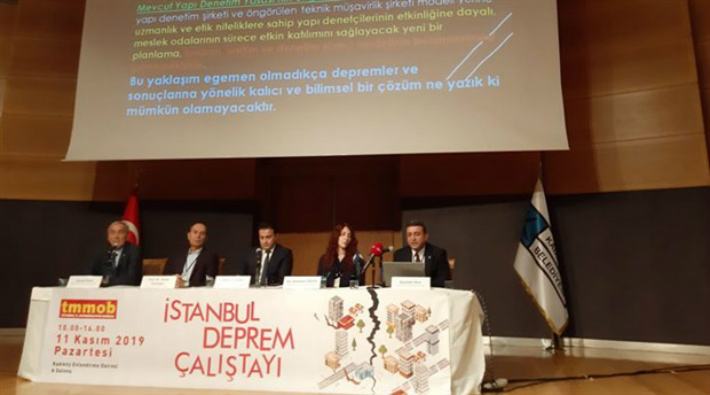 TMMOB'dan 'İstanbul Deprem Çalıştayı': 'Depremin olası sonuçlarından siyasi iktidar sorumludur'