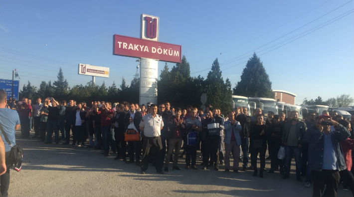 İstanbul’a yürüyen cam işçilerine metal işçilerinden destek 