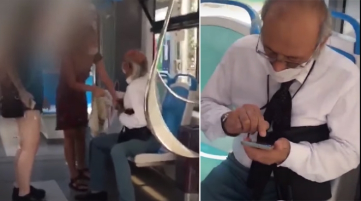 Tramvayda kız çocuğunun fotoğrafını çekerken yakalanan emekli hakim serbest bırakıldı