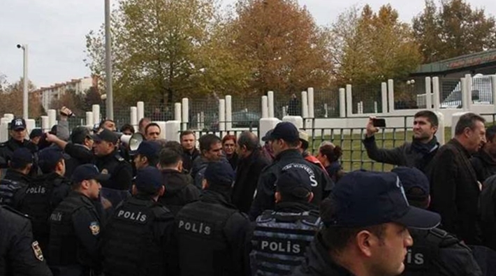 TRT önündeki basın açıklamasına polis müdahalesi: 1 gözaltı