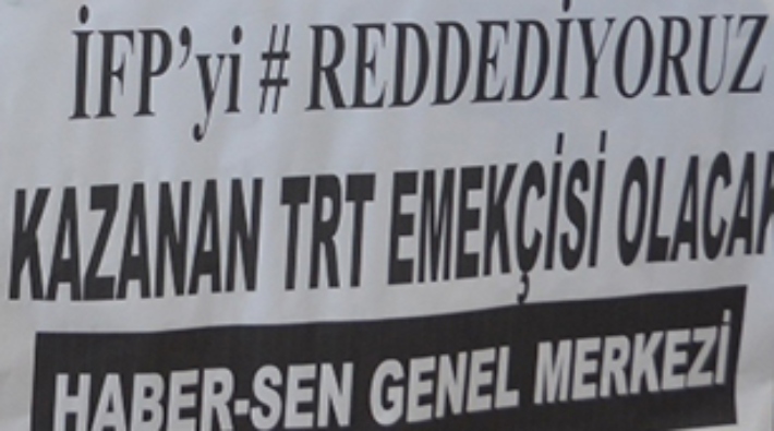 TRT çalışanları tasfiyeye karşı bir araya geldi