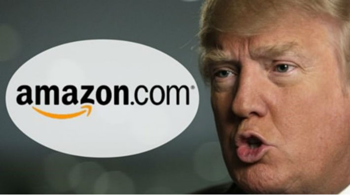 Trump yüklendi Amazon'un hisseleri düştü
