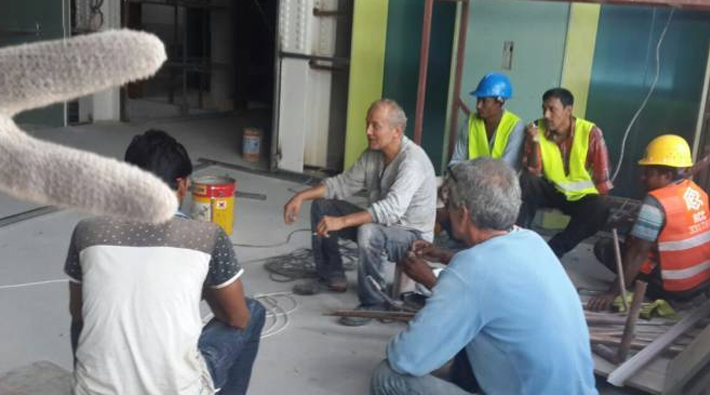 Türk firmasının Maldivler'deki inşaatında iş yavaşlatma eylemi