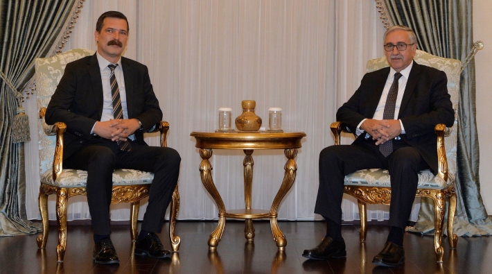 Türkiye İşçi Partisi'nden KKTC Cumhurbaşkanı Mustafa Akıncı'ya ziyaret