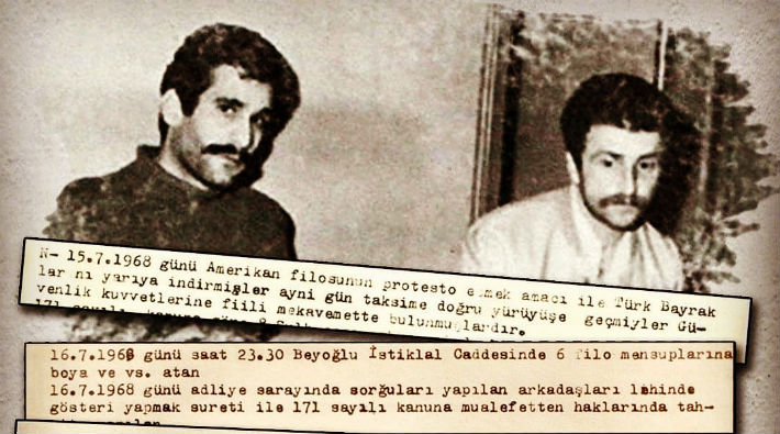 TÜSTAV, idamların yıl dönümünde Deniz Gezmiş ve Cihan Alptekin hakkında hazırlanan fezlekeleri paylaştı