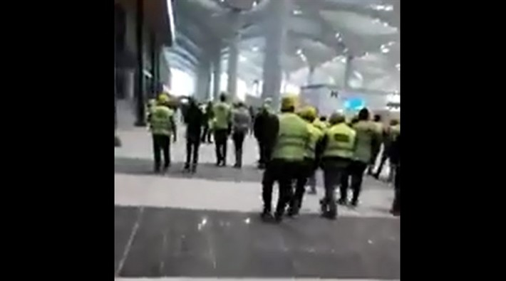 3. havalimanı işçileri direnişi sürdürüyor: İş bıraktılar