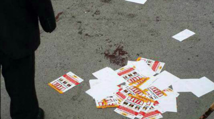 Ümraniye'de 'hayır' bildirisi dağıtan HAZİRAN üyelerine yapılan faşist saldırı protesto edildi