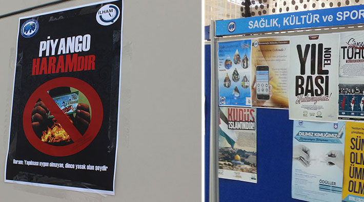 Üniversitede 'Müslüman yılbaşı kutlamaz' afişleri asıldı, yönetim 'onaylıyoruz' dedi!