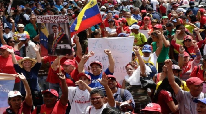 'Venezuela iktidarı tekrar burjuvazinin eline geçmeyecek!'