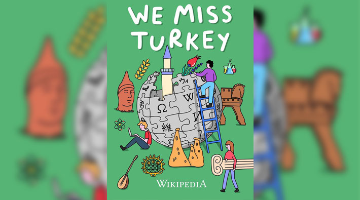 Wikipedia'dan erişim engeline karşı kampanya: 'Türkiye'yi özledik'