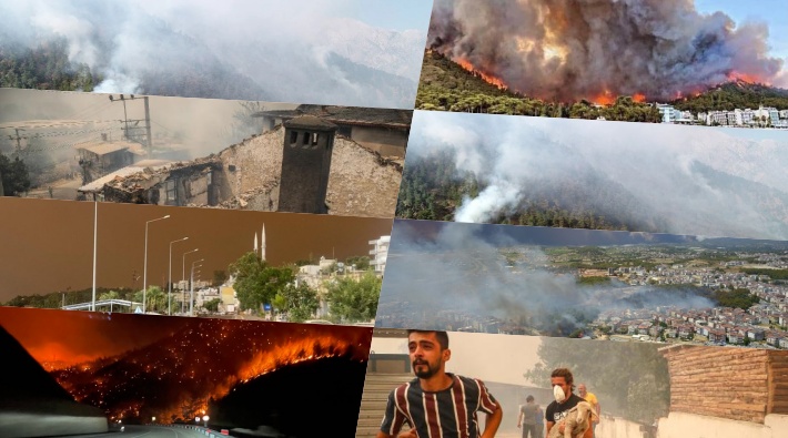 THK devre dışı bırakılmıştı: Ülkenin birçok noktasında çıkan yangınlar kontrol altına alınamıyor...